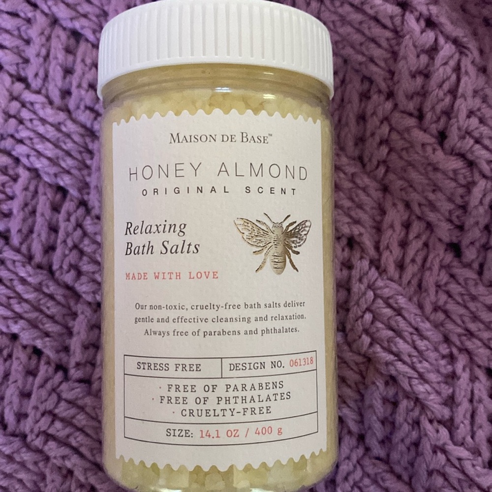 Honey Almond Relaxing Bath Salts